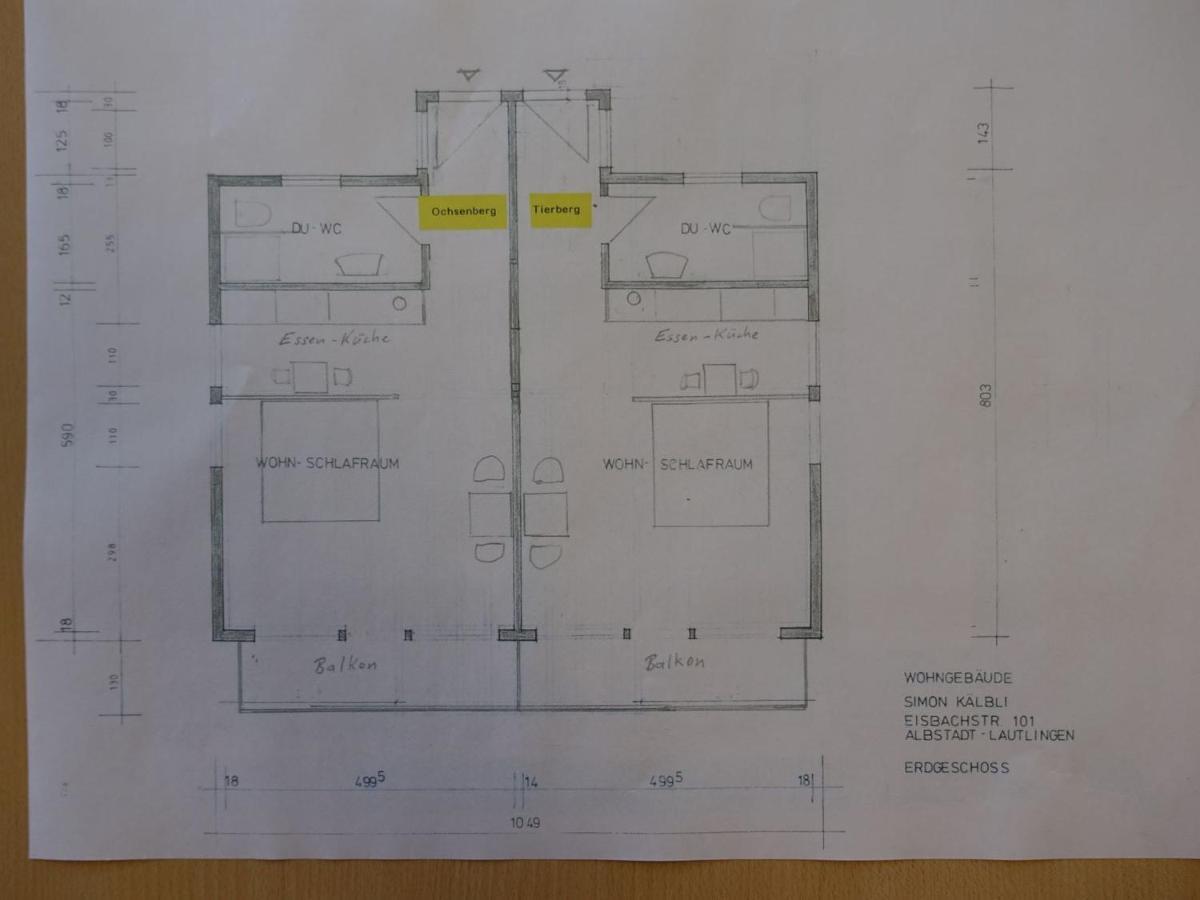 Ferienwohnung Ferienhaus Albzeit Albstadt Exterior foto